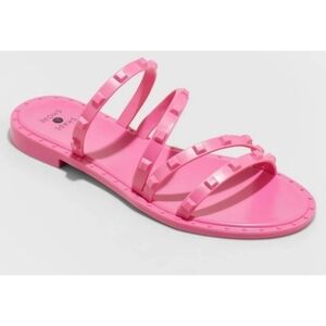 Shade & Shore Pink Liv Jelly Sandals